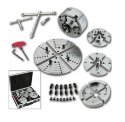 HOLZPROFI - DW-KIT140 Coffret Mandrin 4 Mors & Accessoires