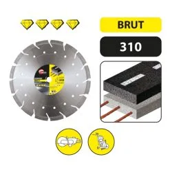 LEMAN - 310 - Disque Diamant Segments Asphalte, Béton Armé