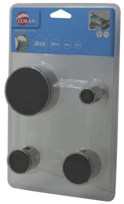 LEMAN - Lot De 4 Trépans Diamantés Grès Cérame