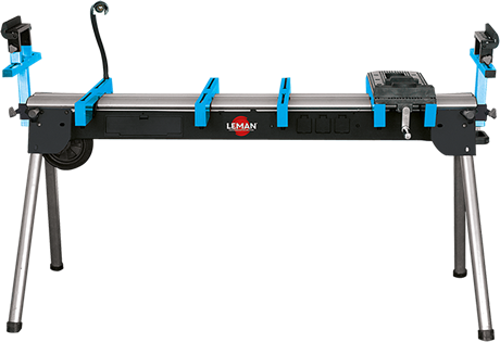 LEMAN - EST290 - Stand/ Établi Portatif Avec Prises, étau Et Lampe 1 LEMAN - EST290 - Stand/ Établi Portatif Avec Prises, étau Et Lampe