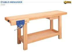 ETABLIS FRANCOIS - EMR Etablis Menuisier Avec Presse Avant à Serrage Rapide PR52